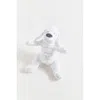 Babycottons In The Woods Dog Baby Rattle T In White
