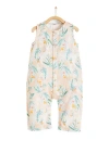 Shop Babycottons Indira Zip Footless Pajama In Pink