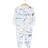 Babycottons Kenya Footie Pajamas In Multicolor
