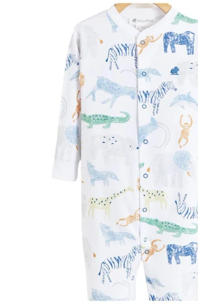 Babycottons Kenya Footie Snug Pajamas In Multicolor