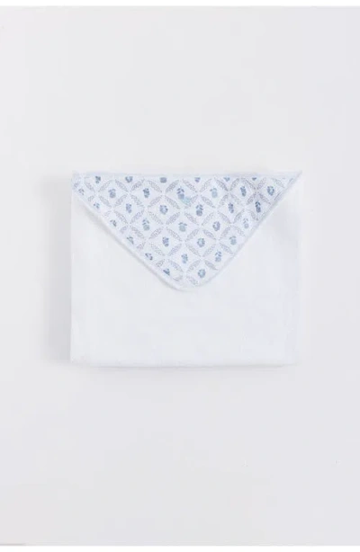 Babycottons Large Fluffy Towel In Blue