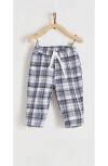 Babycottons Linen Plaid Baby Pants For Infant In Multi