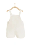 Babycottons Linen Shortall In White