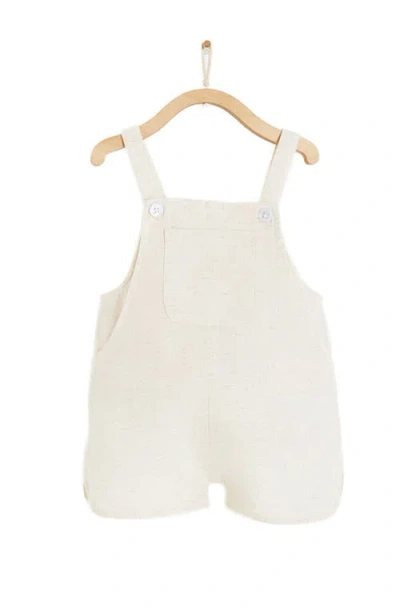 Babycottons Linen Shortall In White