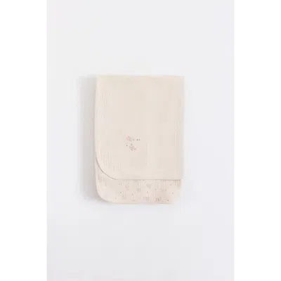 Babycottons Magic Wings Receiving Blanket In Neutral