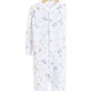 Babycottons Orange Snug Footie Pajamas In Multicolor