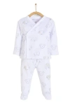 Babycottons Paws Kimono & Pants Set