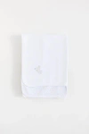 Babycottons Peanut Receiving Blanket In White