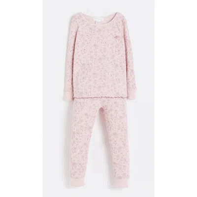 Babycottons Penny Snug Long Pajamas For Toddler In Pink