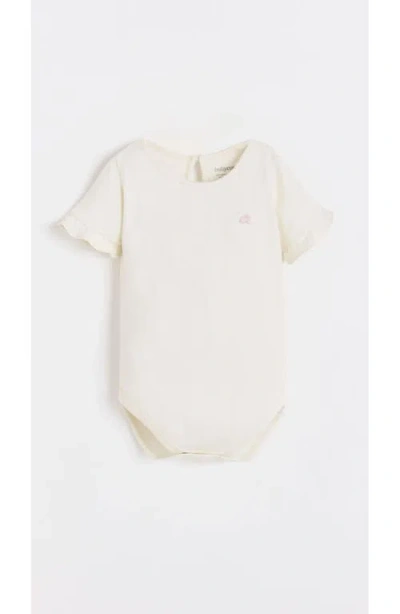 Babycottons Peony Bodysuit For Infant In Brown