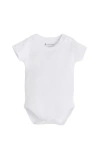 Babycottons Pima Colors Bodysuit For Infant In White