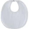 Babycottons Point Small Bib In Grey