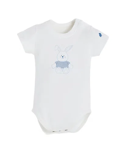 Babycottons Kids'  Printed Bodysuit In White