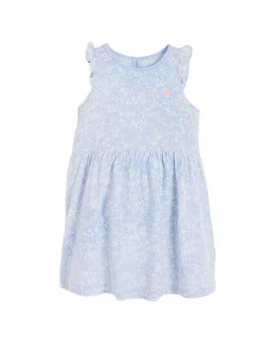 Babycottons Kids'  Printed Dress In Blue