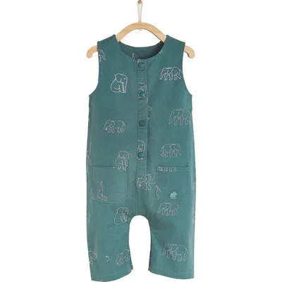 Babycottons Raj Zip Footless Pajama In Pastel Blue