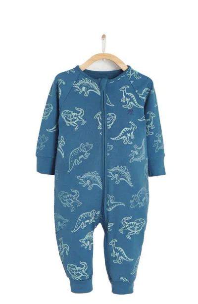 BABYCOTTONS BABYCOTTONS PREMIUM PERUVIAN PIMA COTTON REX ZIP ONE-PIECE PAJAMAS FOR INFANT