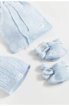 Babycottons Kids'  Set Gorro+bootie Stars For Infant In Blue