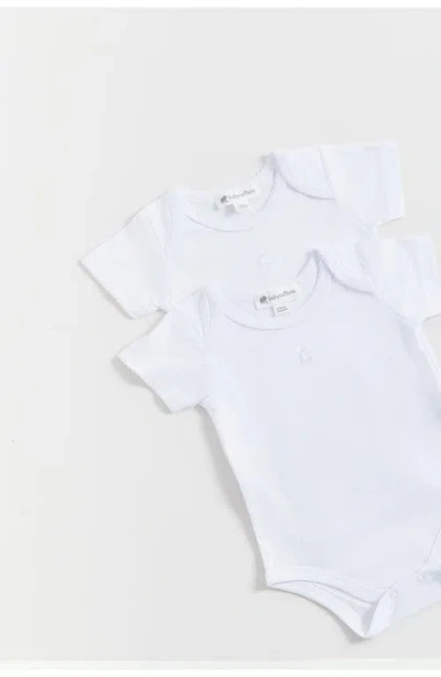 Babycottons Kids'  Set X 2 Body M/c Logo Manga Ay In White