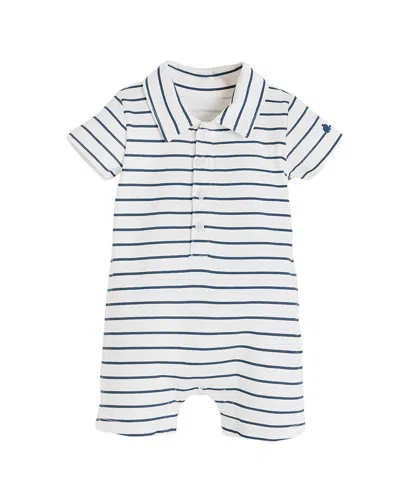 Babycottons Kids'  Striped Coverall In Multi