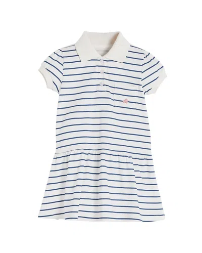 Babycottons Kids'  Striped Dress In White