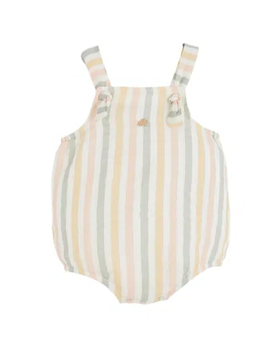 Babycottons Kids'  Striped Romper In Multi