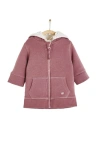 Babycottons Tree Fleece & Teddy Fleece Hoodie In Purple