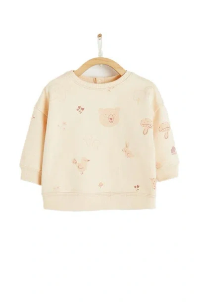 Babycottons Tree Print Sweatshirt In Multicolor