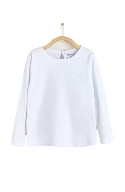 Babycottons Tunic Long Sleeve Top In White