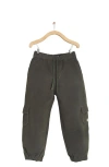 Babycottons Twill Cargo Pants In Green
