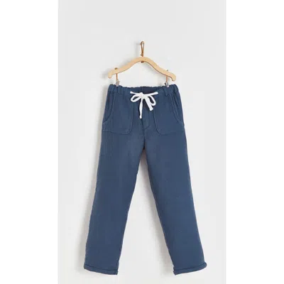Babycottons Kids'  Twill Pants John Tom For Toddler In Blue