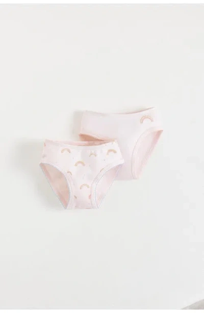 Babycottons Whimsy 2-pack Underwear For Little Kid & Big Kid In Pink