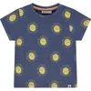 Babyface Animated Allover Short Sleeve T-shirt In Blue