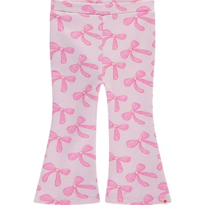 Babyface Bow Applique Denim In Pink