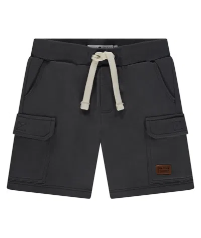 Babyface Kids' Boy's Cargo Sweatshort In Antra In Black