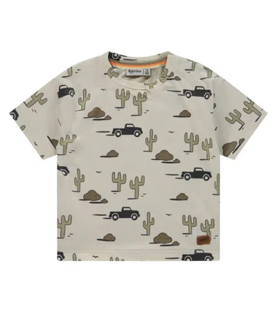Babyface Kids' Boy's Desert Drive Short Sleeve T Shirt In Off White