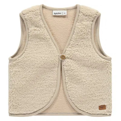 Babyface Kids' Boy's Sharleen Double Breasted Baby Floral Jacket In Beige In Neutral
