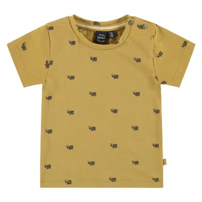Babyface Kids' Boys' Bug On A Rug Tee In Corn In Gold