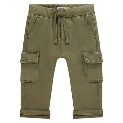 Babyface Cargo Jogger Denim Jeans In Green