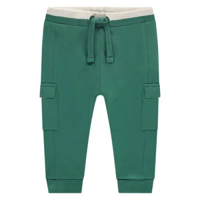 Babyface Cargo Sweatpants In Green