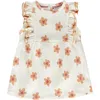 Babyface Floral Print Woven Sleeveless Dress In White