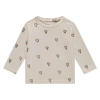 Babyface Hot Air Balloon Print Long Sleeve T-shirt In White