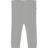Babyface Ribbed Leggings In Gray
