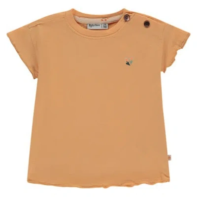 Babyface Short Sleeve Lettuce Edge T-shirt In Brown