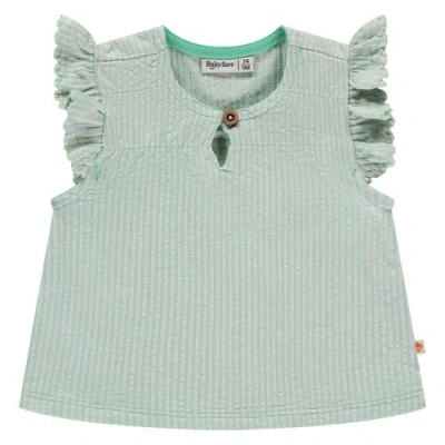 Babyface Short Sleeve Lettuce Edge T-shirt In Green
