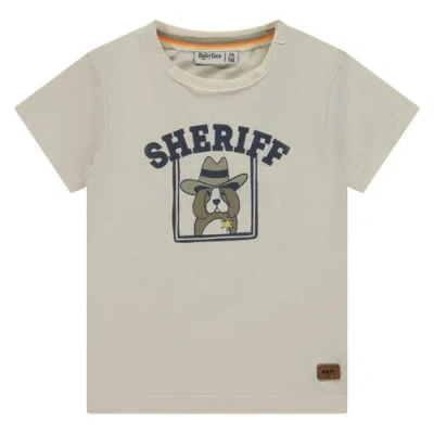Babyface Western Graphic Short Sleeve T-shirt In Gold