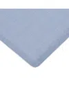 Babyletto All Stages Bassinet Sheet In Gots Certified Organic Muslin Cotton In Dewdrop