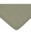 Babyletto All Stages Bassinet Sheet In Gots Certified Organic Muslin Cotton In Green