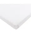 Babyletto All Stages Bassinet Sheet In Gots Certified Organic Muslin Cotton In White