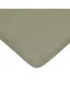 Babyletto All Stages Midi Crib Sheet In Gots Certified Organic Muslin Cotton In Matcha