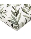 Babyletto All Stages Midi Crib Sheet In Gots Certified Organic Muslin Cotton In Olive Branches